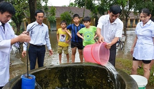 Bộ Y tế lập 3 đoàn kiểm tra, giám sát công tác phòng chống dịch sau bão và mưa, lũ