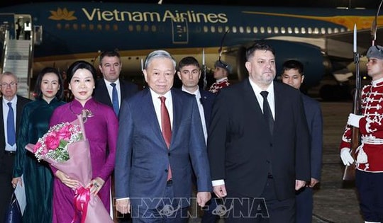 Tổng Bí thư Tô Lâm và Phu nhân bắt đầu thăm chính thức Cộng hòa Bulgaria