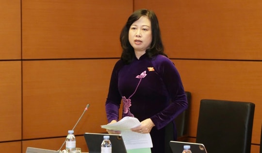 Bộ trưởng Đào Hồng Lan chia sẻ về góc độ tiếp cận của ngành y tế khi xây dựng Luật Dân số và Luật Phòng bệnh