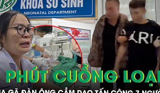 Toàn cảnh 5 phút kẻ cuồng loạn tấn công khiến 7 người trong BV Sản Nhi Nghệ An bị thương