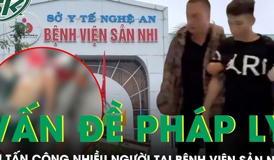 Vấn đề pháp lý vụ đối tượng cầm dao tấn công nhiều người tại BV Sản Nhi Nghệ An