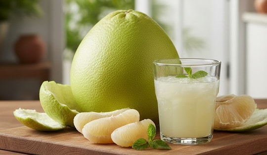 Nên uống nước ép bưởi hay ăn bưởi nguyên múi?