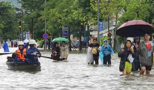 Miền Trung lại bước vào đợt mưa lớn tiếp nối