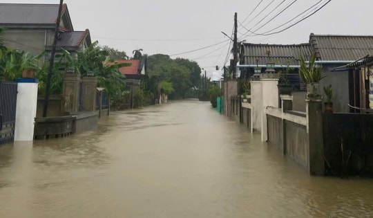 Hơn 600 hộ dân bị ngập, 1 người mất tích trong mưa lũ ở Quảng Trị