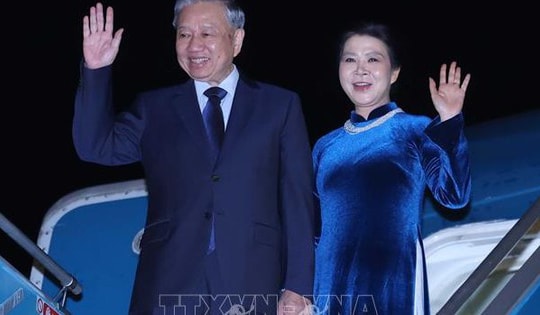 Tổng Bí thư Tô Lâm và Phu nhân lên đường thăm chính thức Liên hiệp Vương quốc Anh và Bắc Ireland