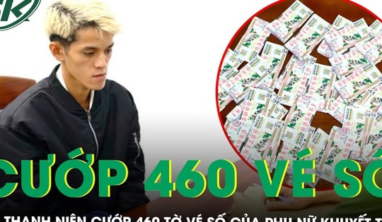 Phẫn nộ lời khai của gã thanh niên vờ hỏi mua rồi cướp 460 tờ vé số và túi xách của phụ nữ khuyết tật