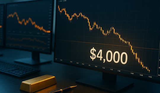 Vàng thế giới đang giằng co quyết liệt quanh mức 4.000 USD