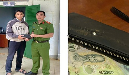 Nhặt được ví tiền gần 30 triệu đồng, 2 học sinh có hành động bất ngờ