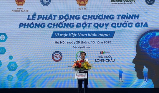 Thứ trưởng Bộ Y tế: Đột quỵ đang là nguyên nhân hàng đầu gây tử vong và tàn tật tại Việt Nam