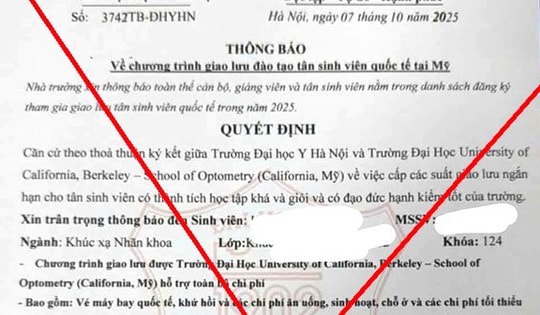 Trường Đại học Y Hà Nội cảnh báo giả mạo, sinh viên và phụ huynh cần lưu ý