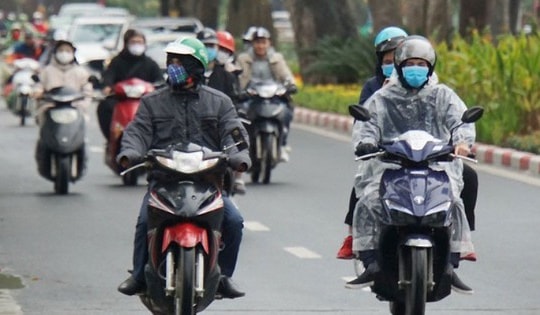 Miền Bắc chuyển rét do không khí lạnh bao phủ