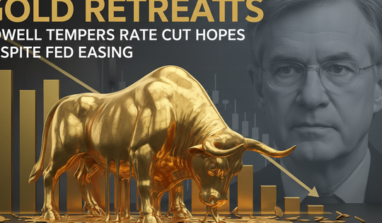 Giá vàng quay đầu giảm khi Fed cắt giảm lãi suất