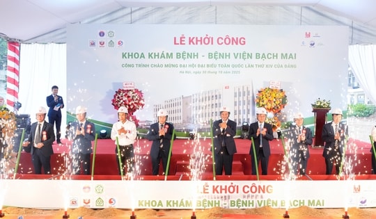 Khởi công Khoa Khám bệnh thông minh, chuẩn quốc tế tại Bệnh viện hạng đặc biệt Bạch Mai