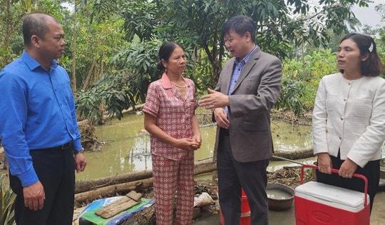 Đoàn Bộ Y tế kiểm tra công tác phòng, chống dịch sau bão, lũ tại Thanh Hóa