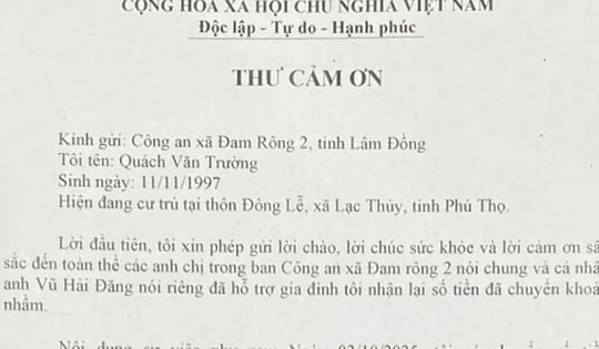 Phó trưởng công an xã trả lại hàng chục triệu đồng chuyển nhầm