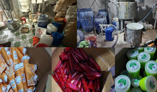 Bắt nhóm sản xuất, buôn bán mỹ phẩm giả thương hiệu nổi tiếng, quy mô liên tỉnh ở TPHCM