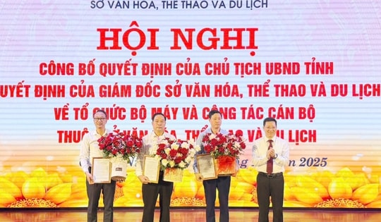 Địa phương đầu tiên trên cả nước thực hiện sắp xếp các đơn vị sự nghiệp ngành văn hóa, thông tin và du lịch