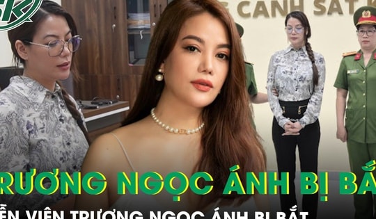 Diễn viên Trương Ngọc Ánh bị bắt để điều tra về hành vi lạm dụng tín nhiệm chiếm đoạt tài sản