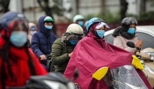 Miền Bắc mưa rét dưới 15 độ, mưa lớn từ Hà Tĩnh đến Quảng Ngãi