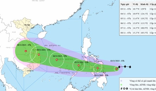 Bão số 13 sẽ đổ bộ khu vực nào trên đất liền nước ta?
