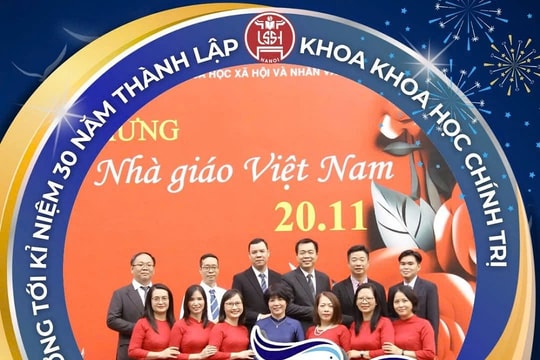Khoa Khoa học Chính trị: 30 năm đào tạo, truyền cảm hứng nghiên cứu khoa học, vì sự nghiệp phát triển bền vững quốc gia