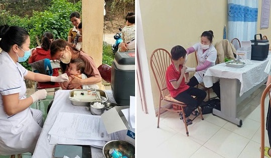 Chiêm Hóa phấn đấu đạt tỷ lệ trên 95% trẻ em được tiêm chủng đầy đủ