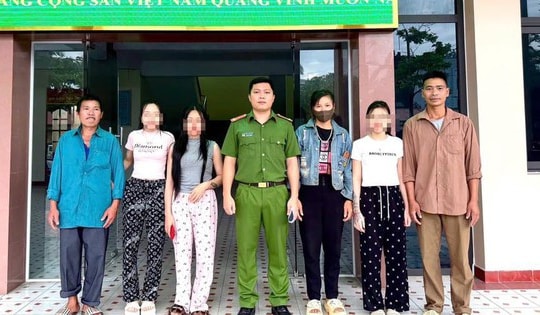 Công an phối hợp tổ chức 'Trẻ em Rồng Xanh' đưa 3 nạn nhân từ Myanmar về nước