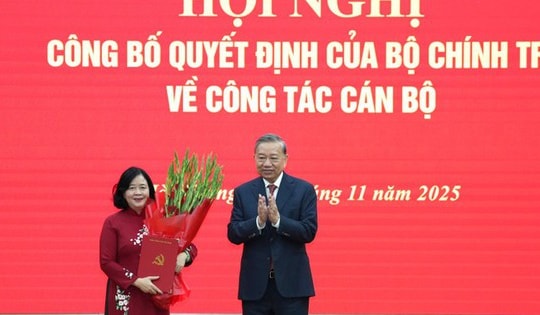 Bà Bùi Thị Minh Hoài giữ chức Bí thư Đảng ủy Mặt trận Tổ quốc, các đoàn thể Trung ương