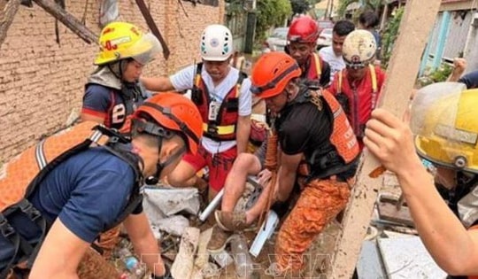 Philippines: Gia tăng số người thiệt mạng do bão Kalmaegi