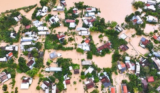 Các tỉnh từ Thanh Hóa đến Lâm Đồng bước vào đợt mưa rất lớn từ chiều nay