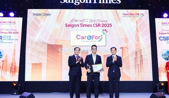 Care For Việt Nam tiếp tục được vinh danh 'Doanh nghiệp vì Cộng đồng' tại Saigon Times CSR 2025
