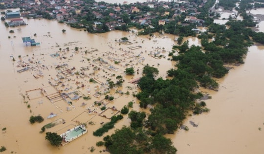 Diễn biến mưa lớn sau bão các tỉnh từ Thanh Hóa đến Quảng Trị