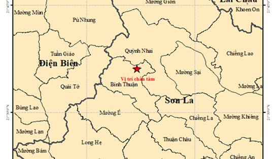 Động đất gây rung lắc mạnh ở Sơn La và TP. Huế