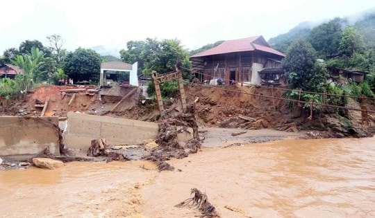 Các điểm có nguy cơ lũ quét, sạt lở đất từ Thanh Hóa đến Quảng Trị