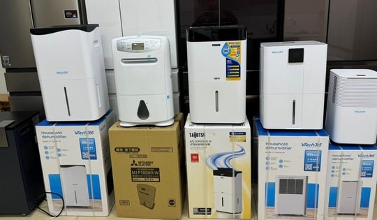 Máy hút ẩm 'đắt khách' trong thời tiết nồm ẩm bất thường ở miền Bắc