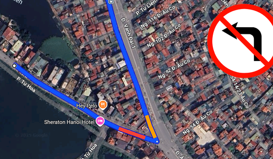 Từ 14/11, hướng lưu thông khu vực Xuân Diệu - Âu Cơ thay đổi thế nào?