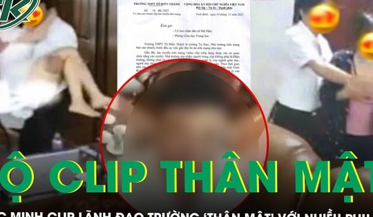 Xác minh clip lãnh đạo trường ‘thân mật’ với nhiều phụ nữ tại phòng làm việc ở Ninh Bình
