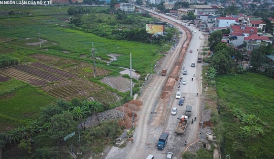 Hiện trạng đường huyết mạch phía Tây Hà Nội sắp đưa vào sử dụng