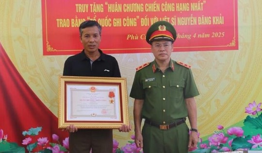 Em gái Thiếu tá, liệt sỹ Nguyễn Đăng Khải được tuyển vào ngành Công an nhân dân