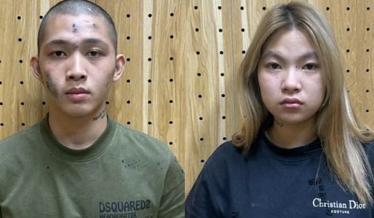 Bắt nhóm cướp bịt mặt trên đê sông Đuống