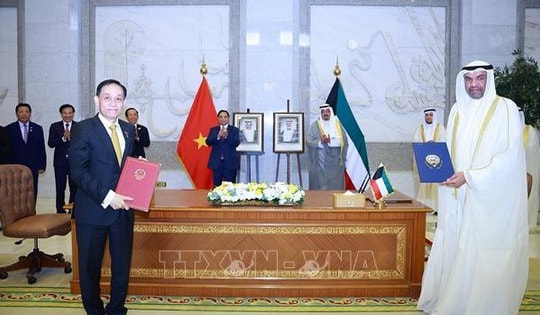 Thủ tướng Phạm Minh Chính hội đàm với Thủ tướng Kuwait: Nâng cấp quan hệ giữa Việt Nam và Kuwait lên Đối tác Chiến lược