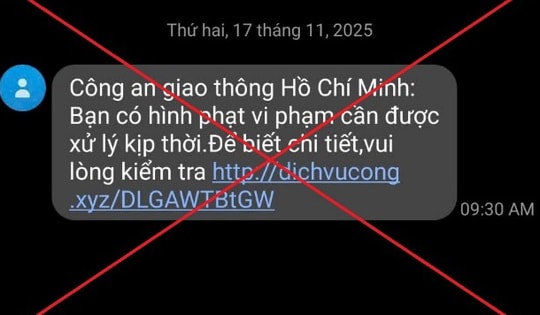 Sự thật sau tin nhắn thông báo 'phạt nguội' kèm đường link lạ