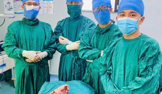 Nối thành công bàn tay đứt lìa qua mốc 'giờ vàng' – chạy đua cùng thời gian