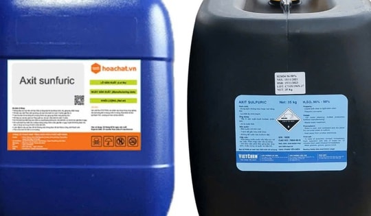 100 can axit sunfuric bị lũ cuốn trôi, công an phát cảnh báo nguy hiểm