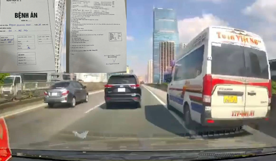 Vì sao tài xế đi vào làn khẩn cấp nhưng không bị xử phạt?