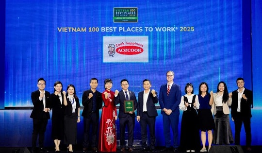 Acecook Việt Nam 10 năm liên tiếp vào Top 100 nơi làm việc tốt nhất Việt Nam