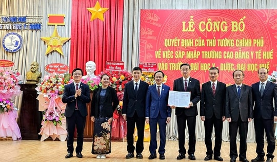 Sáp nhập Trường Cao đẳng Y tế Huế vào Trường Đại học Y - Dược, Đại học Huế