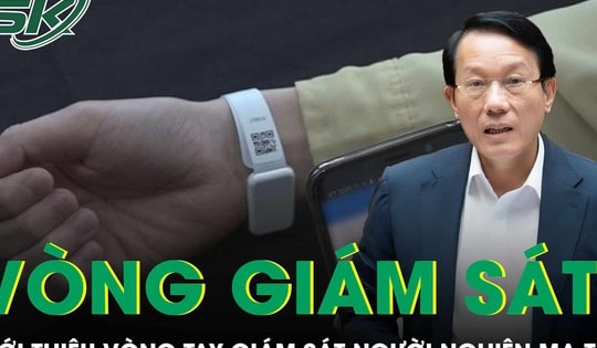 Bộ Công an giới thiệu vòng đeo tay giám sát người nghiện ma tuý và sau cai nghiện