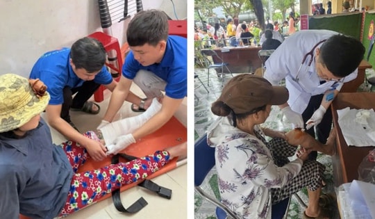 Ấm lòng vùng lũ: Bác sĩ TPHCM khám hơn 3.500 người dân, trao hàng trăm phần quà và mời cơm trưa bà con Đắk Lắk