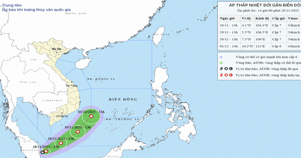 Bão số 15 chưa tan, áp thấp nhiệt đới có hướng đi lạ kỳ lại sắp tiến vào Biển Đông